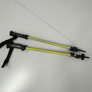 Outdoor Products Trekking Poles Unisex OS Lime Green Good Adjustable Hiking Pair